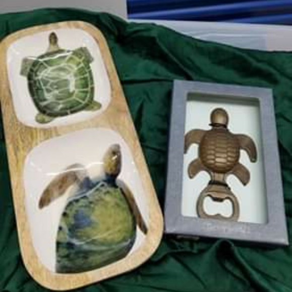 Turtle collection (20 different) glass stone wood - Picture 6 of 8